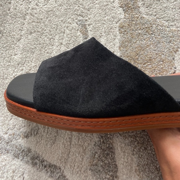 Vince // Canella Leather Suede Mule Slide Sandals // Size 7.5 - Picture 7 of 15